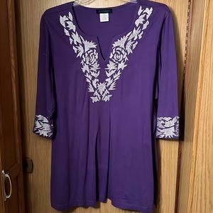 Ulla Popken. Size 20/22 Purple Top.